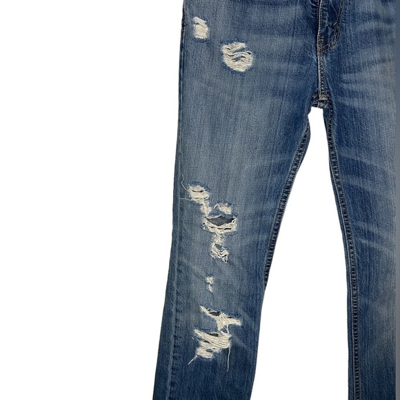 Levi Strauss 511 Slim Fit Straight Distressed Men's Jeans ~ Used ~ Size: 30X32 - Picture 3 of 15